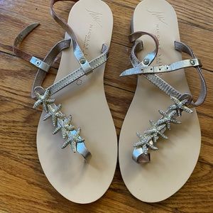 Beautiful starfish detail handmade sandal